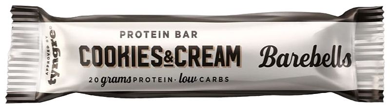 Foto van Barebells protein bar cookies & cream 55g bij jumbo