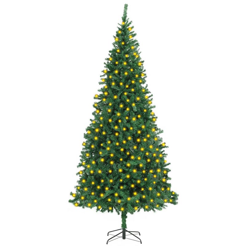 Foto van Vidaxl kunstkerstboom met led's 300 cm groen