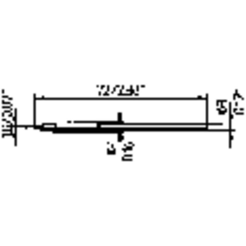 Foto van Ersa 212 ed lf soldeerpunt beitelvorm grootte soldeerpunt 1.8 mm inhoud: 1 stuk(s)