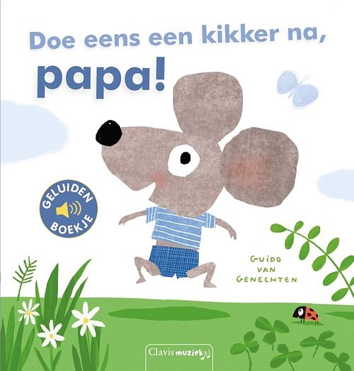 Foto van Doe eens een kikker na, papa! - guido van genechten - hardcover (9789044838466)