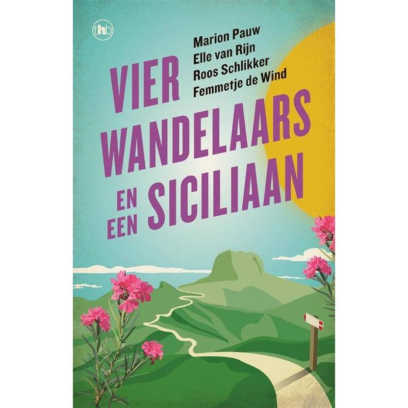 Foto van Vier wandelaars en een siciliaan