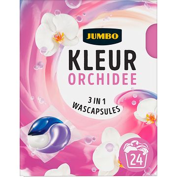 Foto van Jumbo wascapsules 3 in 1 kleur orchidee 24 wasbeurten