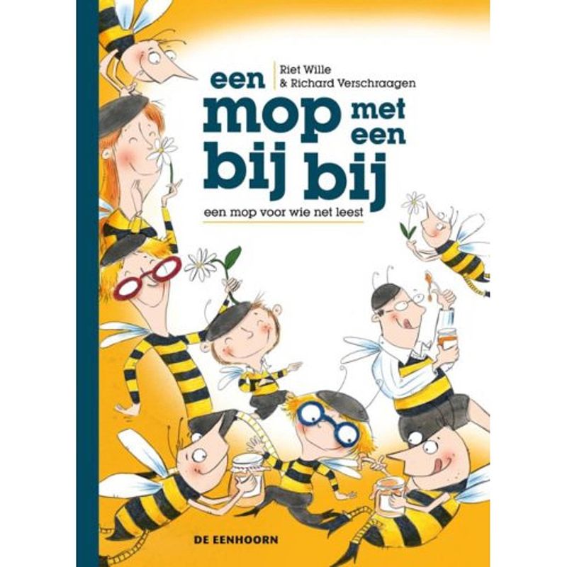 Foto van Een mop met een bij bij