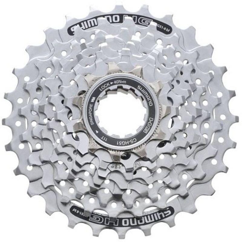 Foto van Shimano alivio gh51 cassette 8 speed 11-32t zilver