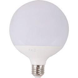 Foto van Led lamp - aigi lido - bulb g120 - e27 fitting - 20w - natuurlijk wit 4000k - wit