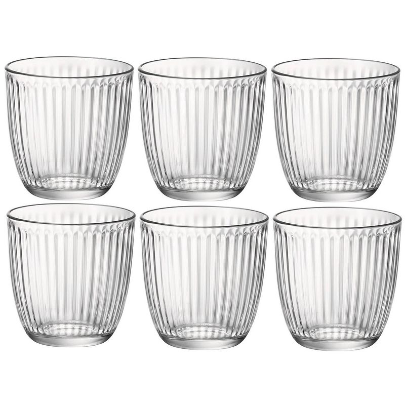 Foto van Set van 12x stuks waterglazen/drinkglazen transparant 290 ml - drinkglazen