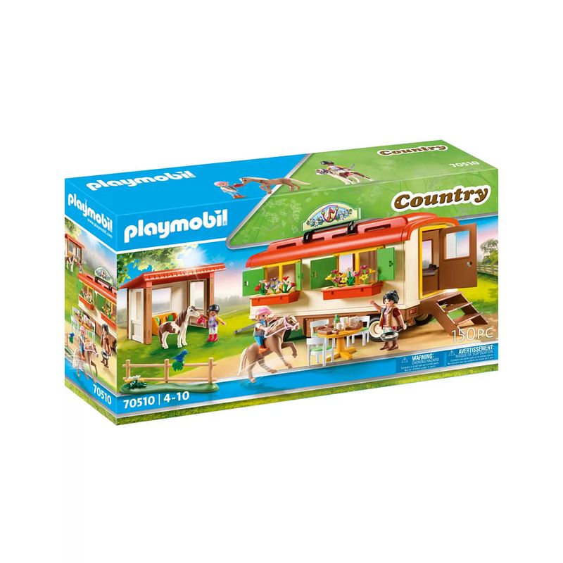 Foto van Playmobil country ponykamp aanhanger 70510