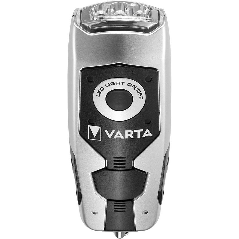 Foto van Varta dynamo light zaklamp werkt op de dynamo led 28 lm 1 h 150 g