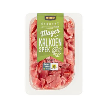 Foto van Jumbo gerookt mager kalkoen spek 150g