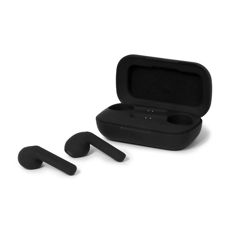 Foto van Brainz draadloze in-ear oordopjes - bluetooth headset - h05 - zwart