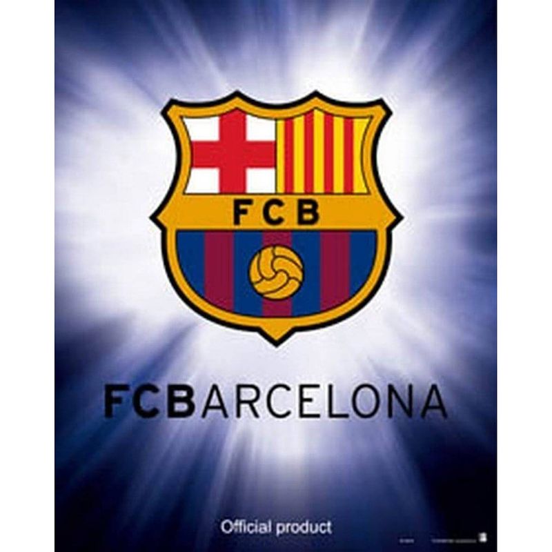 Foto van Grupo erik fc barcelona emblem poster 40x50cm