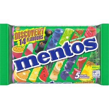 Foto van Mentos discovery 14 flavours 5 x 37, 5g bij jumbo