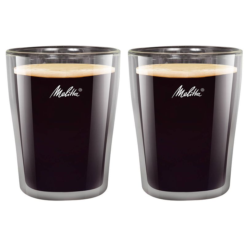 Foto van Melitta glas espresso 200ml 2 stuks 6761117