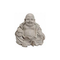 Foto van Happy boeddha beeld grijs 32 cm - beeldjes