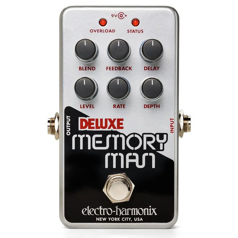 Foto van Electro harmonix nano deluxe memory man analoge delay met chorus en vibrato