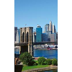 Foto van Dimex brooklyn bridge 1 vlies fotobehang 150x250cm 2-banen