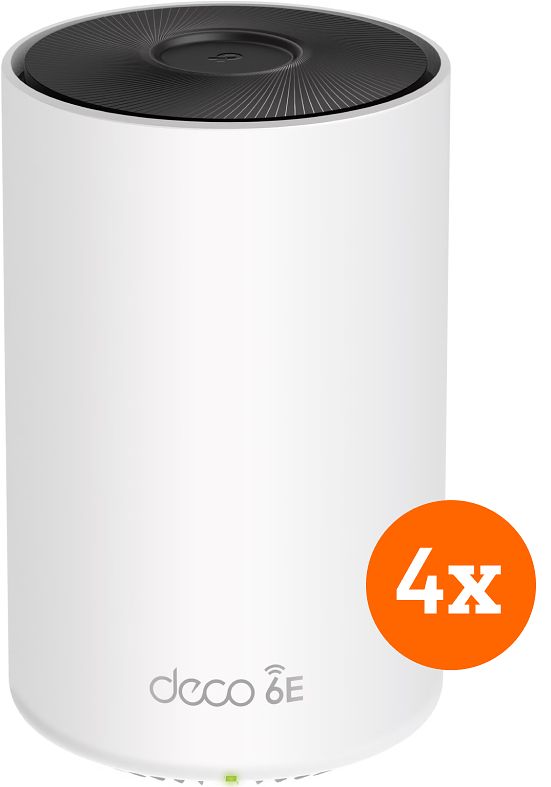 Foto van Tp-link deco xe75 mesh wifi 6e (4-pack) - 2022