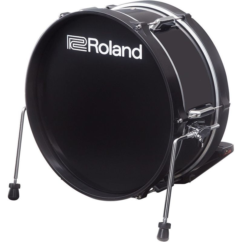 Foto van Roland kd-180l-bk kick trigger pad 18 x 7 inch