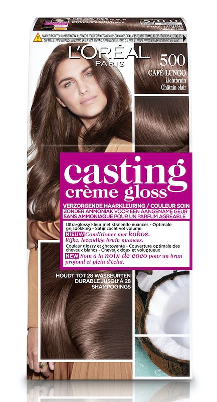 Foto van L'soréal paris casting crème gloss 500 café lungo