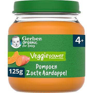 Foto van Gerber® veggie power pompoen zoete aardappel 4+ bij jumbo