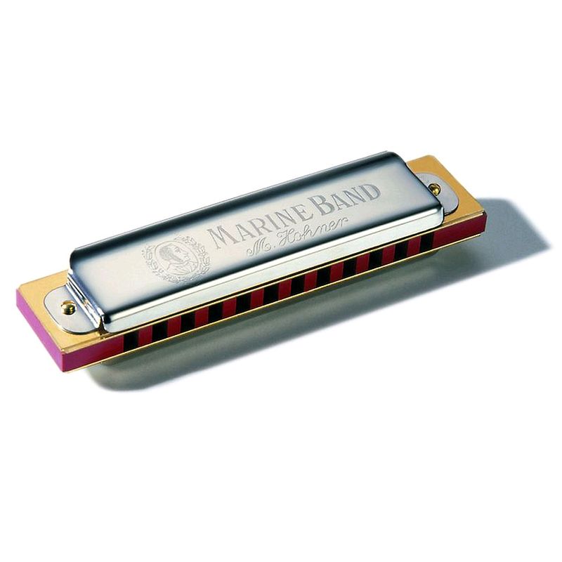 Foto van Hohner marine band 24 majeur c mondharmonica