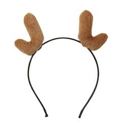 Foto van Kerst diadeem/haarband rendier gewei 19 cm kerstaccessoires - verkleedattributen