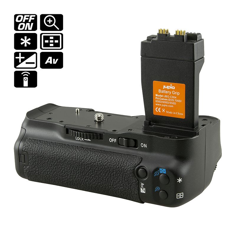 Foto van Batterygrip voor canon eos 550d, 600d, 650d en 700d