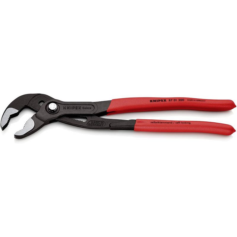 Foto van Knipex cobra 87 01 300 waterpomptang sleutelbreedte 60 mm 300 mm