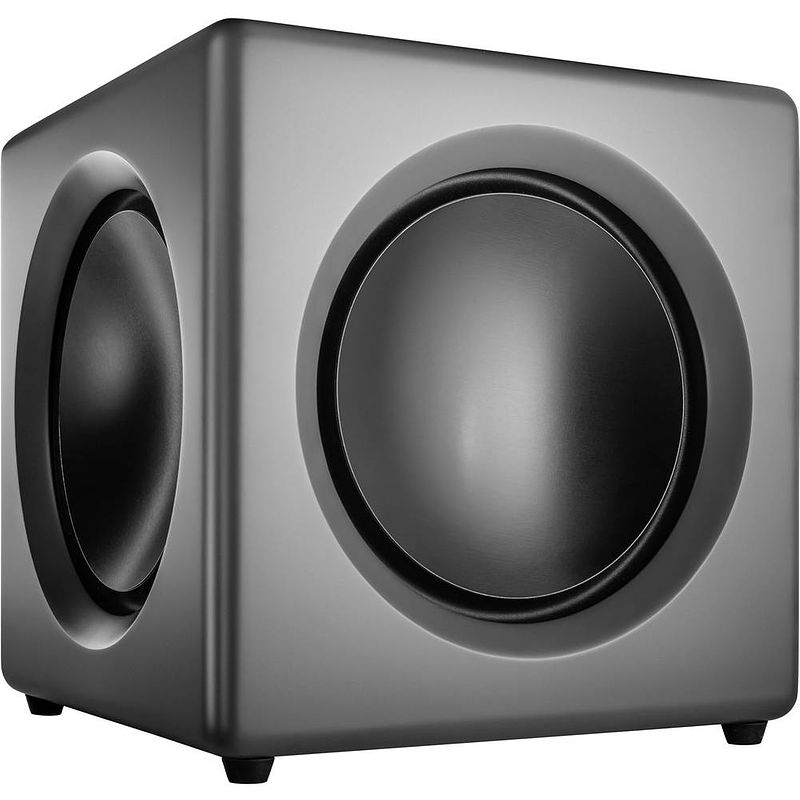 Foto van Wavemaster fusion hifi subwoofer grijs 200 w 30 hz - 180 hz