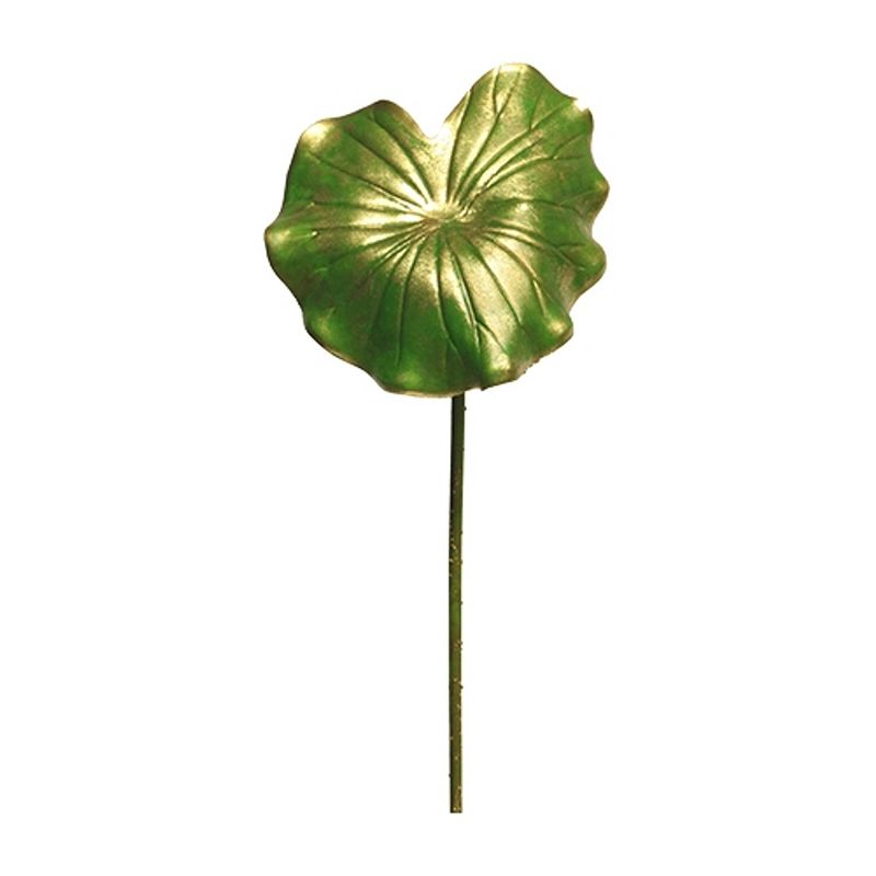 Foto van Lotus leaf royal gold small 60 cm kunsttak nova nature