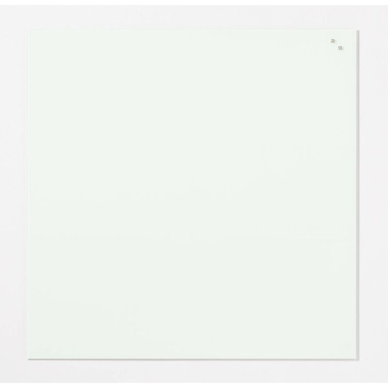 Foto van Naga - magnetisch glasbord - wit - 100 x 100 cm - geschikt voor whiteboard markers