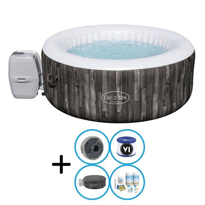 Foto van Bestway - jacuzzi - lay-z-spa - bahama - inclusief onderhoudspakket