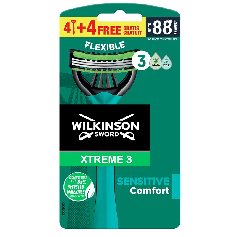 Foto van Wilkinson xtreme 3 sensitive wegwerpscheermesjes