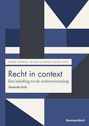 Foto van Recht in context - jeanne gaakeer, marc loth, sanne taekema - paperback (9789462127685)