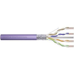 Foto van Digitus dk-1623-vh-305 netwerkkabel cat 6 f/utp 4 x 2 x 0.25 mm² violet 305 m