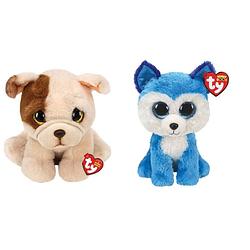 Foto van Ty - knuffel - beanie buddy - houghie dog & prince husky