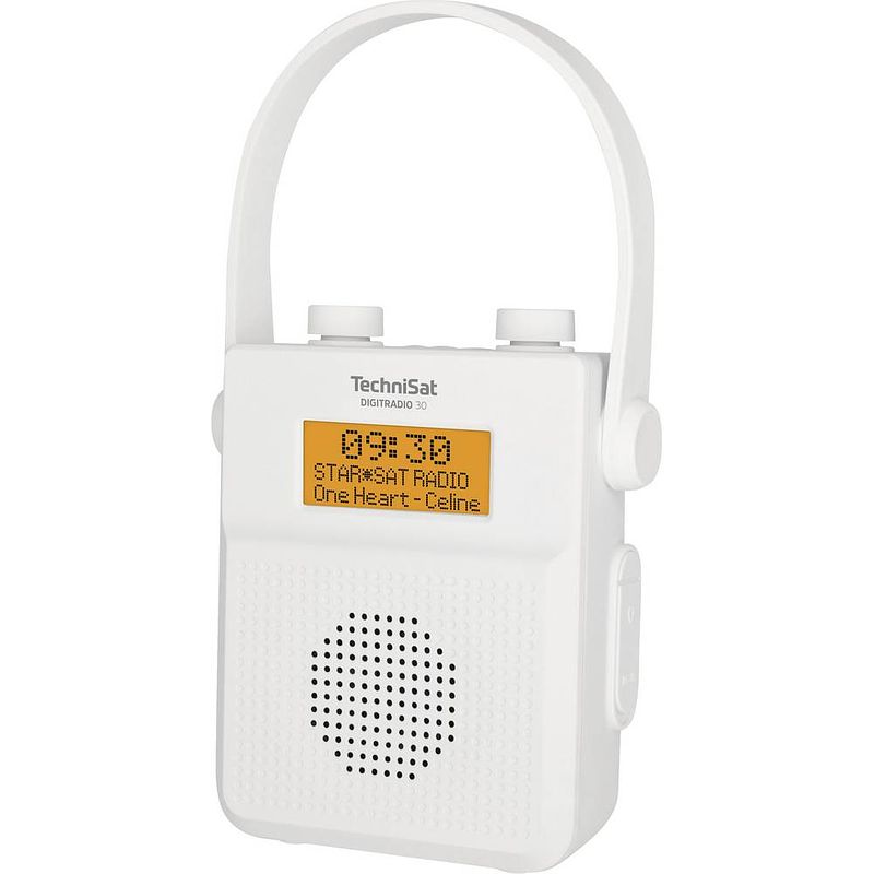 Foto van Technisat digitradio 30 zakradio dab+, vhf (fm), dab bluetooth waterdicht wit