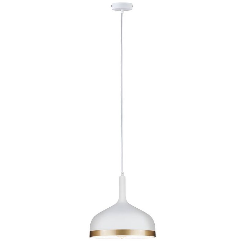 Foto van Paulmann neordic embla 79628 hanglamp led e27 20 w wit (mat), goud