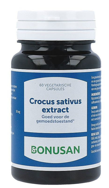 Foto van Bonusan crocus sativus extract capsules