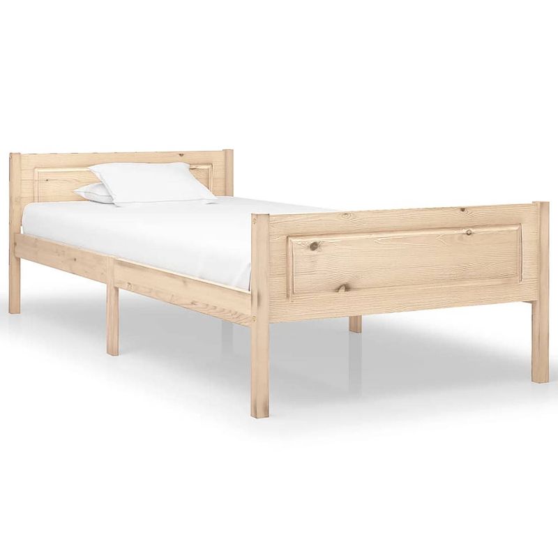 Foto van Vidaxl bedframe massief grenenhout 100x200 cm