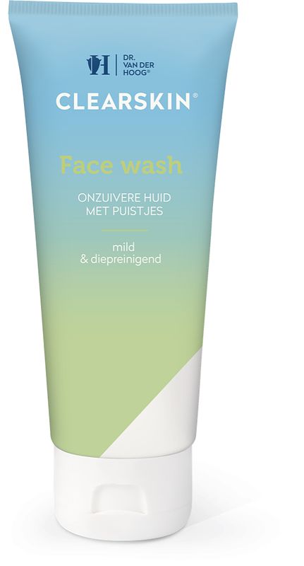 Foto van Dr. van der hoog clearskin face wash tube