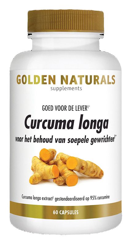 Foto van Golden naturals curcuma longa capsules