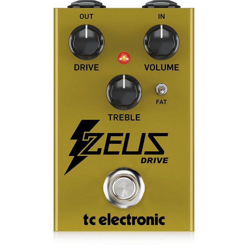 Foto van Tc electronic zeus drive overdrive met fat-schakelaar