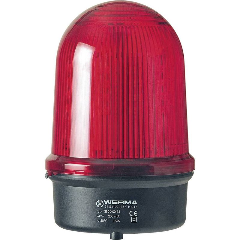 Foto van Werma signaltechnik signaallamp led 280.350.60 280.350.60 geel flitslicht 230 v/ac