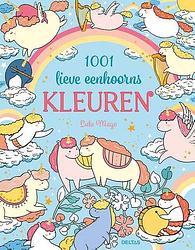 Foto van 1001 lieve eenhoorns kleuren - paperback (9789044762662)