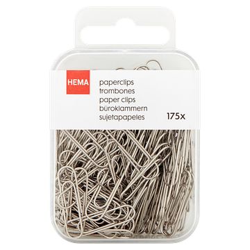 Foto van Hema paperclips 175 stuks bij jumbo