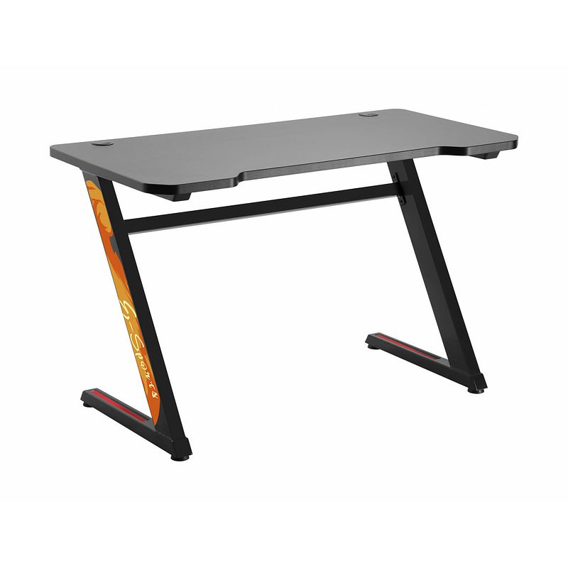 Foto van Computer game bureau gaming desk thomas zwart ideaal voor uw game set up 120 cm x 60 cm