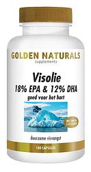 Foto van Golden naturals visolie 18% epa & 12% dha capsules