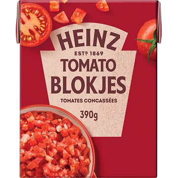 Foto van Heinz tomaten blokjes 390g bij jumbo