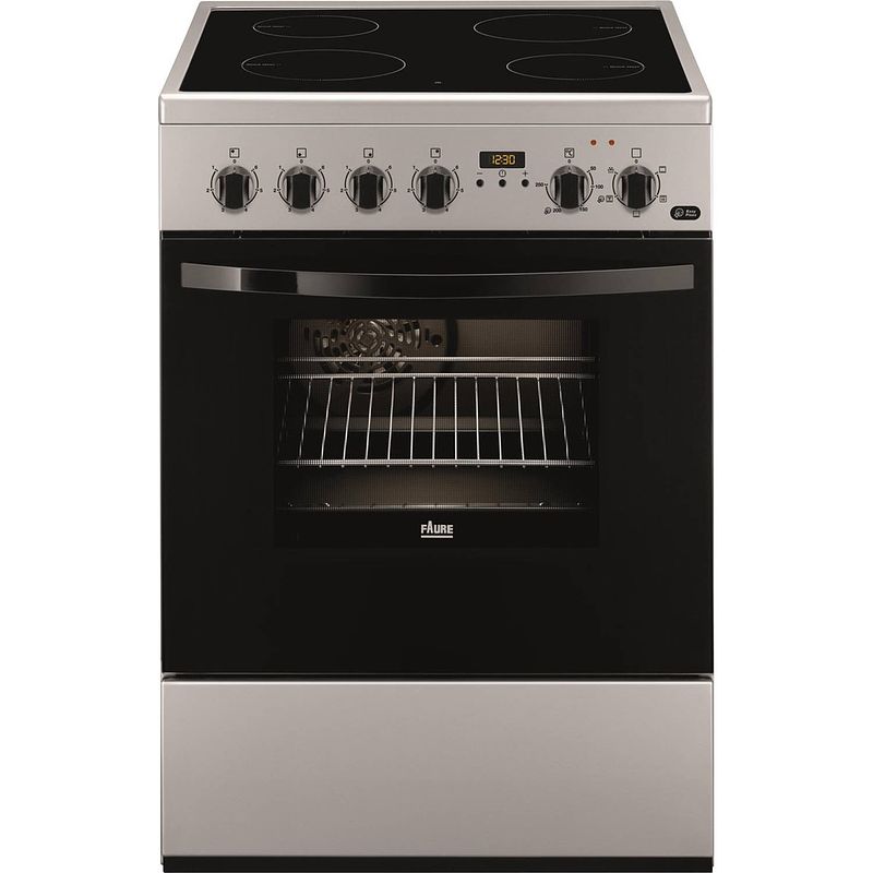 Foto van Faure fcv6530csa - keramische kookplaat - 4 kookzones - 8485 w - elektrische oven 56 l